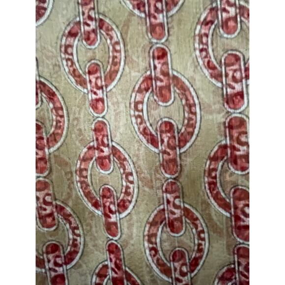 Beige Brown Patterned 20-1/2" x 52" Minimalist Lightweight Sheer Scarf - Picture 5 of 5